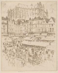 La Place, Beauvais da Joseph Pennell