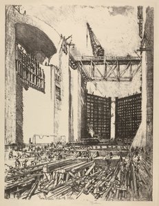 Posa del Pavimento della Chiusa di Pedro Miguel