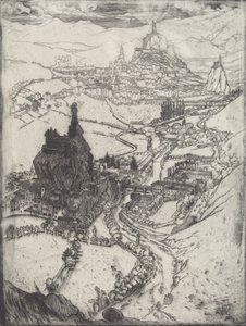 Le Puy, 1894 da Joseph Pennell