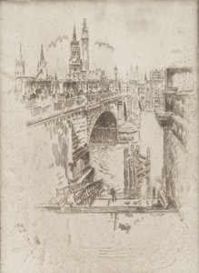 Scale del London Bridge da Joseph Pennell