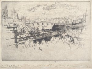 Londra sopra il ponte di Charing Cross