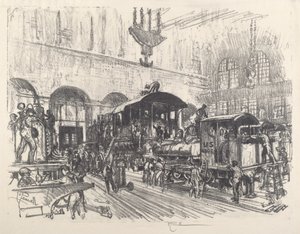 Costruzione di locomotive da guerra da Joseph Pennell