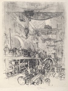 Costruzione di un motore a turbina da Joseph Pennell