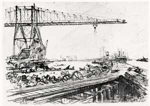 Mount Hope, tavola II da Il Canale di Panama di Joseph Pennell, 1912