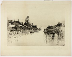 Pilot Town, La. da Joseph Pennell