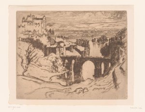 Puente de Alcántara a Toledo da Joseph Pennell
