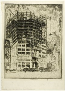 Ricostruzione della Quinta Strada da Joseph Pennell