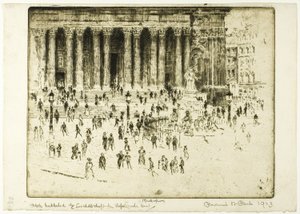 Marciapiede di San Paolo da Joseph Pennell