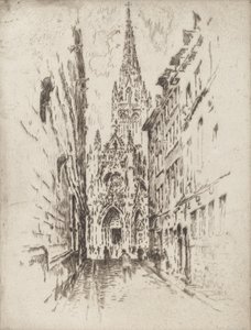 San Maclou, Rouen, 1907 da Joseph Pennell