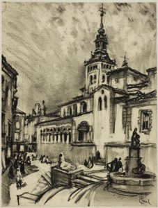 San Martino, Segovia da Joseph Pennell