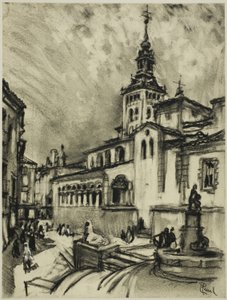 San Martino, Segovia da Joseph Pennell