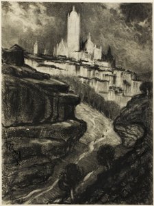 Segovia da Joseph Pennell