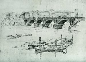 Somerset House, 1928 da Joseph Pennell