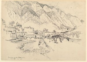 Sorgente del Gordicchio da Joseph Pennell