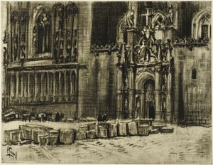 San Juan de los Reyes, la porta e le catene da Joseph Pennell