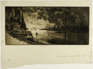 Standard Oil, Staten Island da Joseph Pennell