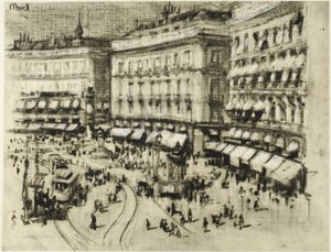 Giornata Estiva a Madrid da Joseph Pennell