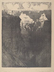 Tramonto nelle città del canyon, 1912