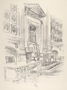 Tavolo e sedia, Sala dei firmatari, Independence Hall