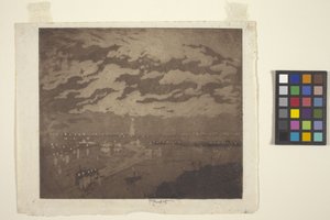 La baia, New York da Joseph Pennell