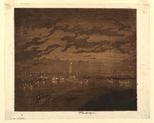 La baia, New York da Joseph Pennell