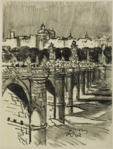 Il ponte di Toledo, Madrid da Joseph Pennell