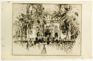 La cattedrale, Panama da Joseph Pennell