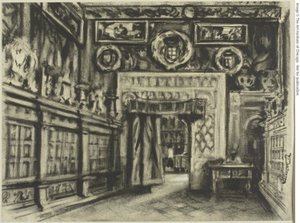 La sala capitolare, Cattedrale di Toledo da Joseph Pennell