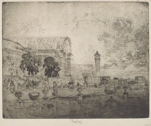 Il Crystal Palace da Joseph Pennell