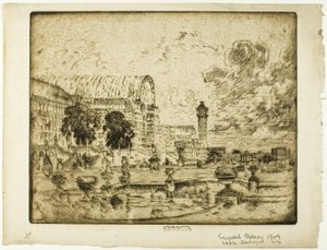 Il Crystal Palace da Joseph Pennell