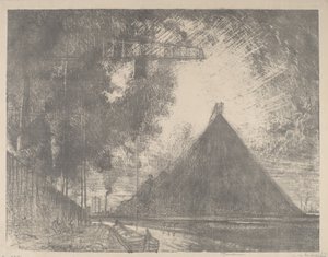 La Discarica, Charleroi, 1911 da Joseph Pennell