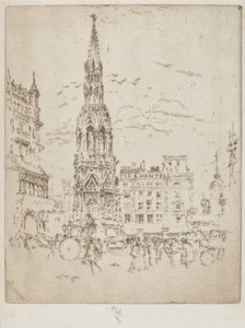 La croce di Elinor, davanti alla stazione ferroviaria di Charing Cross