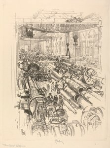 La Serie della Guerra Inglese: W. 441. Il Negozio di Armi da Joseph Pennell