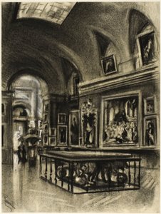 La grande galleria del Prado da Joseph Pennell