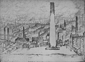 Il grande camino, Bradford, 1909