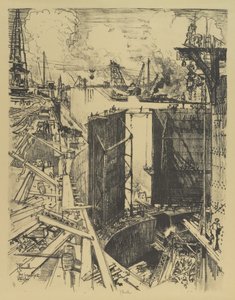La porta di guardia, chiusa di Gatun, 1912