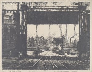 La Porta di Ferro, Charleroi da Joseph Pennell