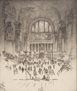La Sala di Marmo, Stazione Pennsylvania, New York, 1919