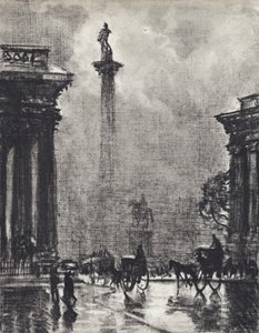 La Colonna di Nelson da Joseph Pennell