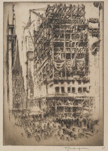 La Nuova Borsa, 1921 da Joseph Pennell
