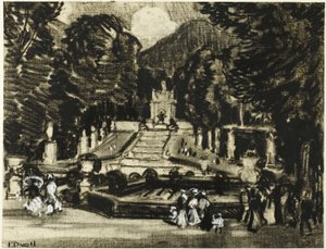 Il Parco, La Granja da Joseph Pennell