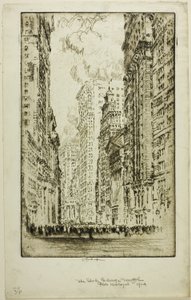 La borsa valori da Joseph Pennell