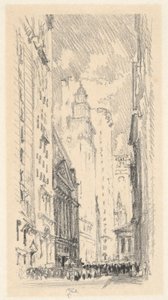 La Borsa da Joseph Pennell