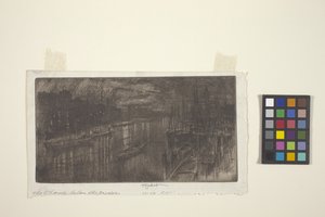 Il Tamigi sotto il ponte da Joseph Pennell