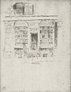 Il negozio di tabacchi, 1903 da Joseph Pennell