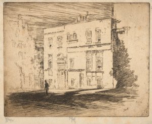 La Casa Bianca: incisione