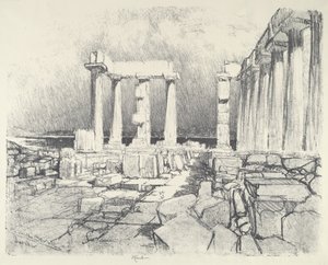 Il mare scuro come il vino, Sunium da Joseph Pennell