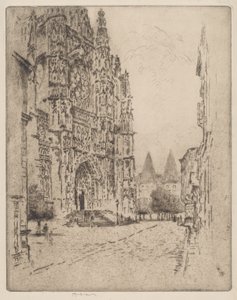 Torri del Palazzo del Vescovo, Beauvais da Joseph Pennell