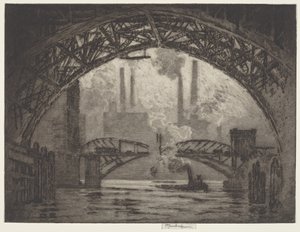 Sotto i ponti, Chicago da Joseph Pennell