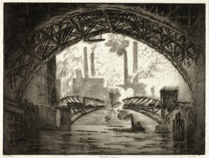 Sotto i ponti, Chicago da Joseph Pennell